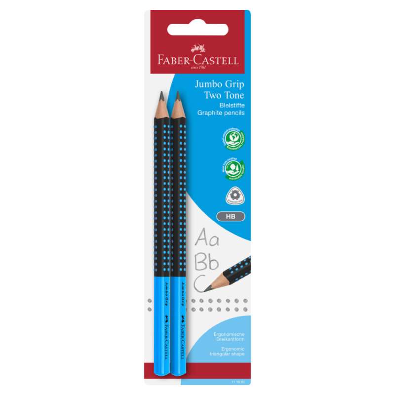 FABER-CASTELL Bleistift Jumbo Grip Two Tone Set