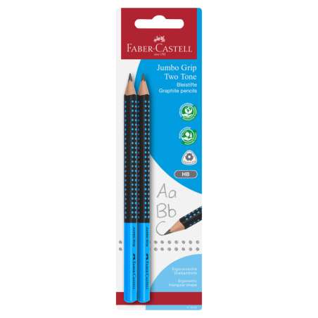 FABER-CASTELL Bleistift Jumbo Grip Two Tone Set