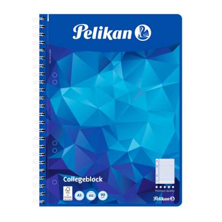PELIKAN Spiralblock College Block - liniert - 80 Blatt A5