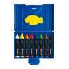 PELIKAN Wachsmalstifte 8er Set - rund wasservermalbar Box