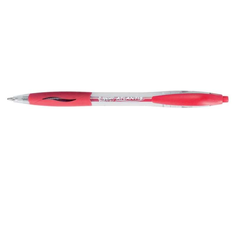 BIC Kugelschreiber Atlantis rot seitlich