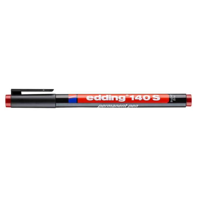 EDDING Ohp-Marker W-Fest Superfein rot geschlossen