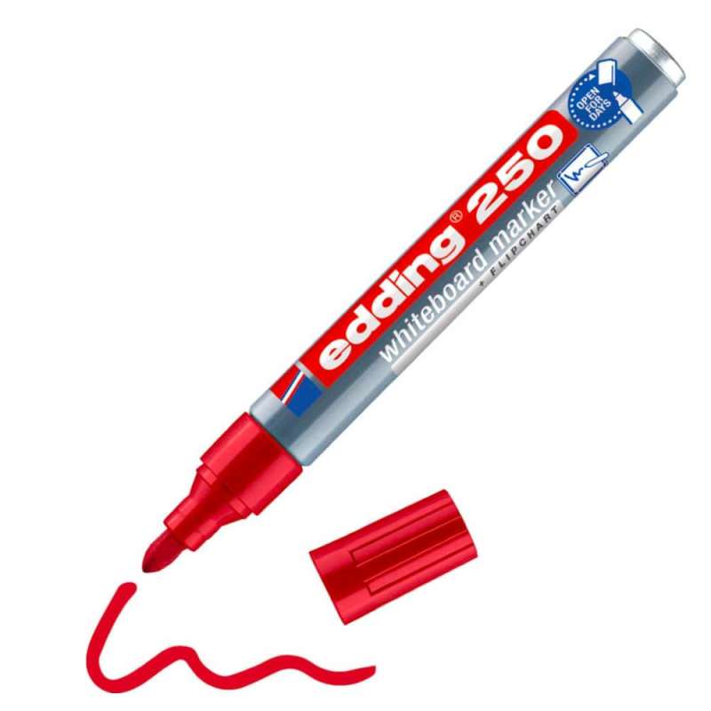 EDDING Board-Marker 250 Whiteboard-Marker rot