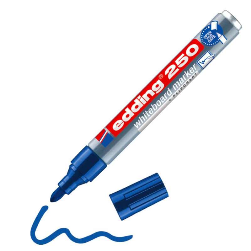 EDDING Board-Marker 250 Whiteboard-Marker blau