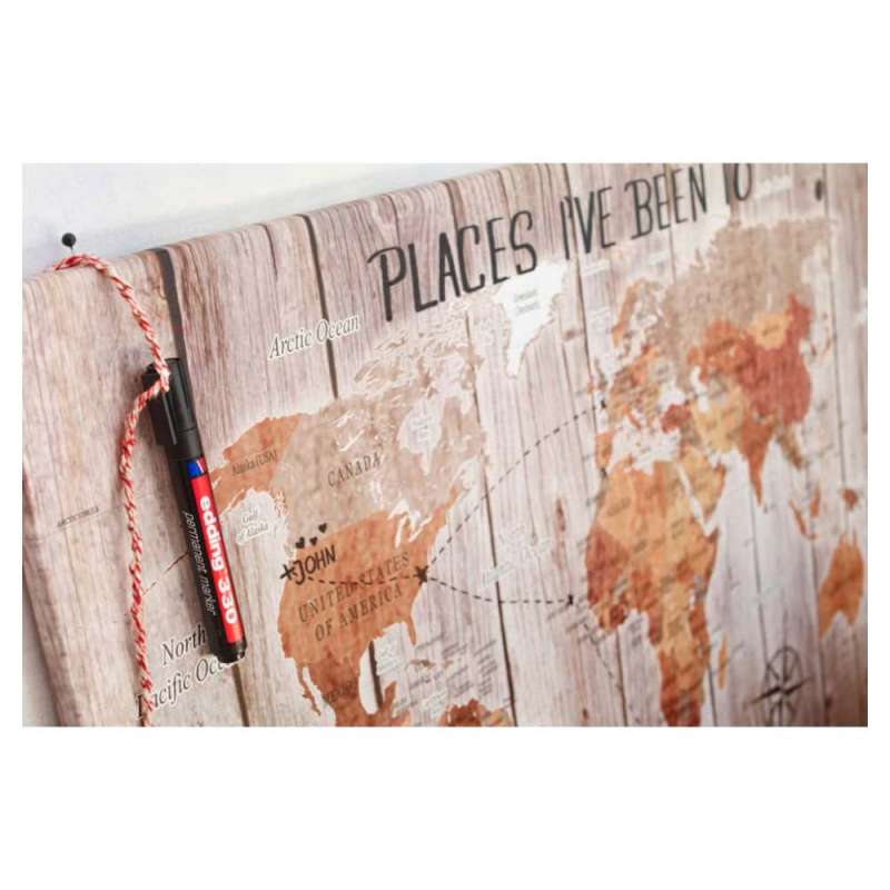EDDING Filzschreiber Filzstift Marker Industrie Keilspitze Bild