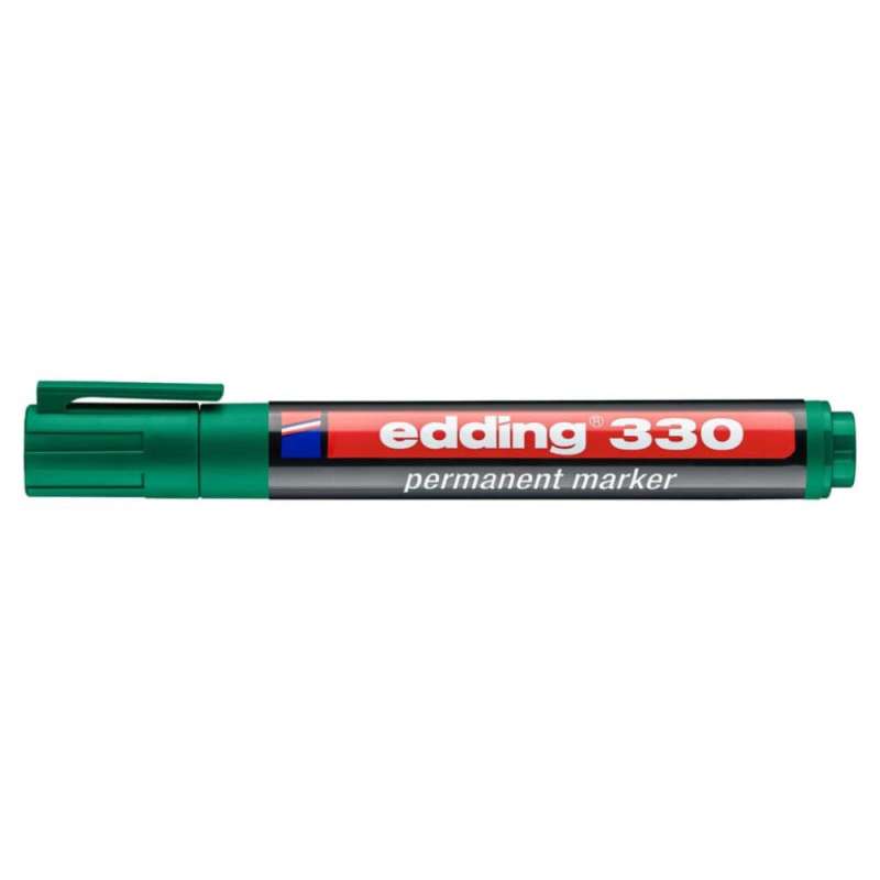 EDDING Filzschreiber Filzstift Marker Industrie grün geschlossen