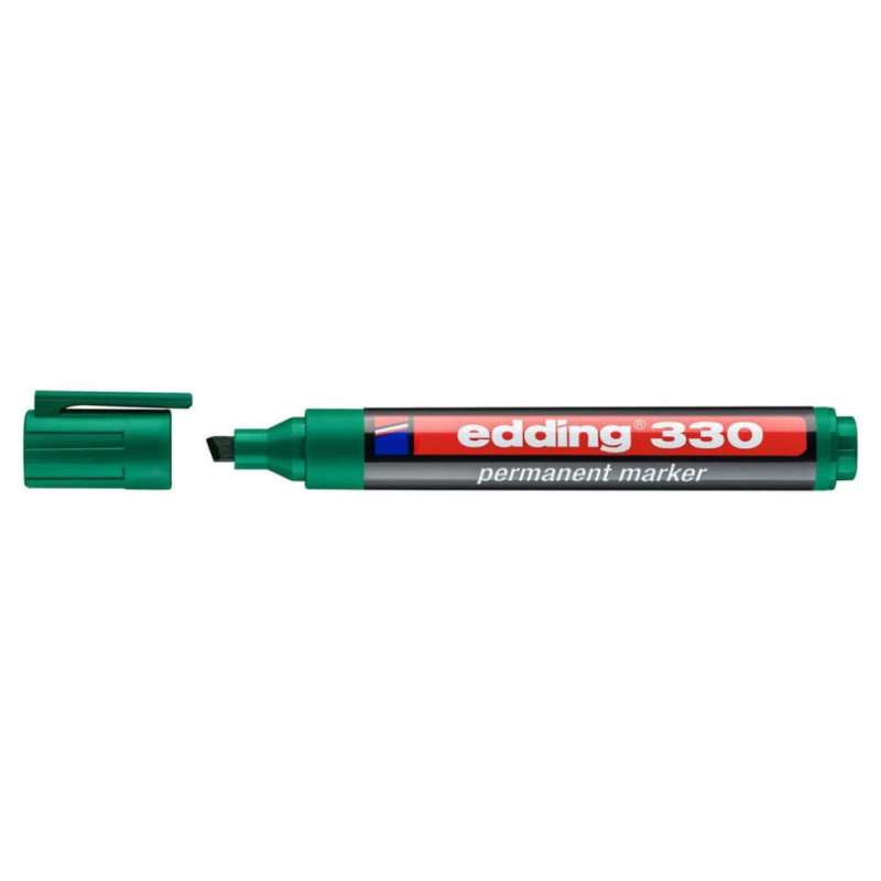 EDDING Filzschreiber Filzstift Marker Industrie grün offen