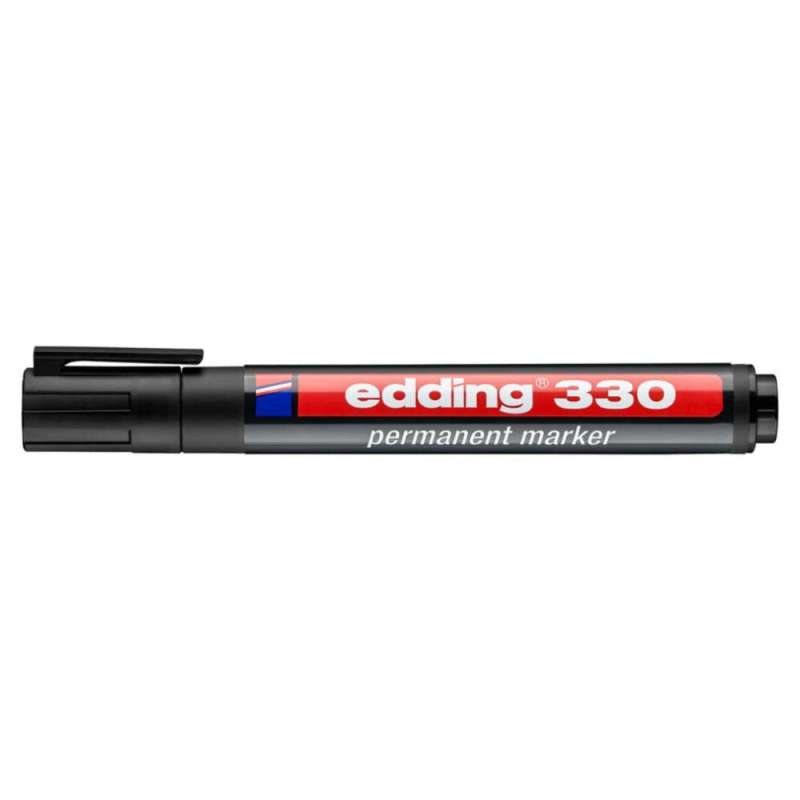 EDDING Filzschreiber Filzstift Marker Industrie schwarz geschlossen