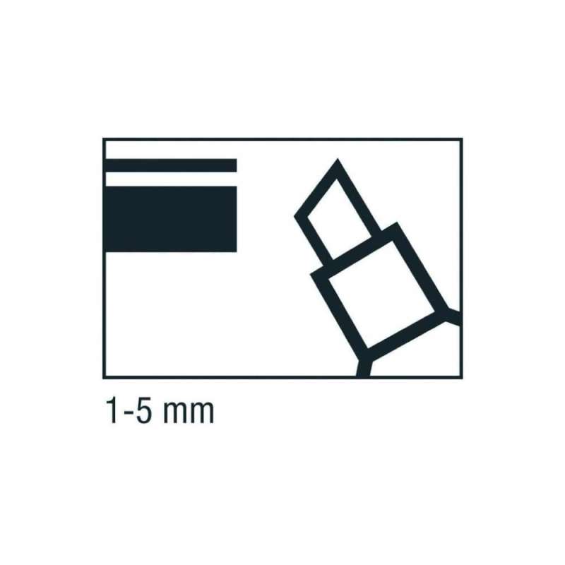 EDDING Flipchart Marker Capp-Off 4er Set 1,5 - 3 mm Strichbreite