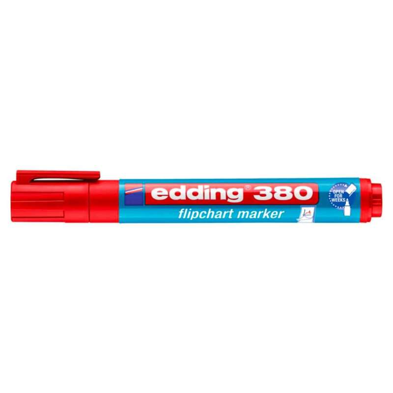 EDDING Flipchart Marker Capp-Off rot 1,5 - 3 mm geschlossen