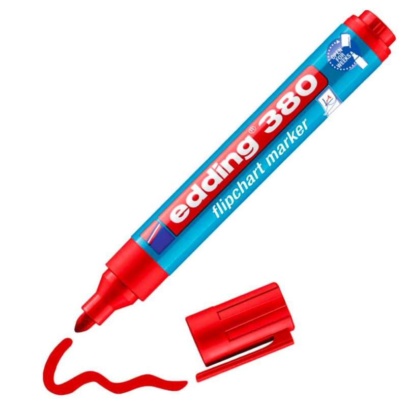 EDDING Flipchart Marker Capp-Off rot 1,5 - 3 mm