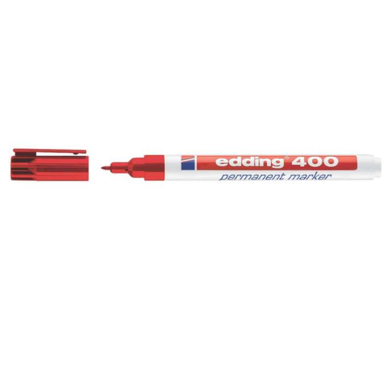 EDDING Filzschreiber Permanentmarker rot 1,0 mm offen