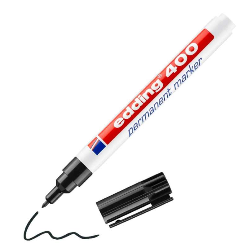 EDDING Filzschreiber Permanentmarker schwarz