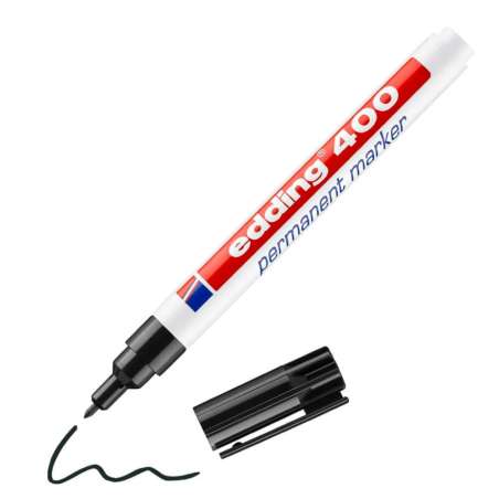 EDDING Filzschreiber Permanentmarker schwarz