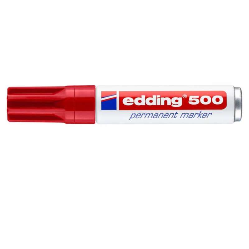 EDDING Filzschreiber Permanentmarker rot 2 - 7 mm geschlossen