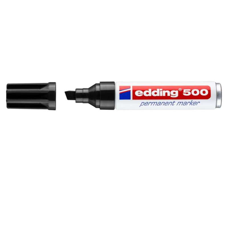 EDDING Filzschreiber Permanentmarker schwarz 2 - 7 mm offen