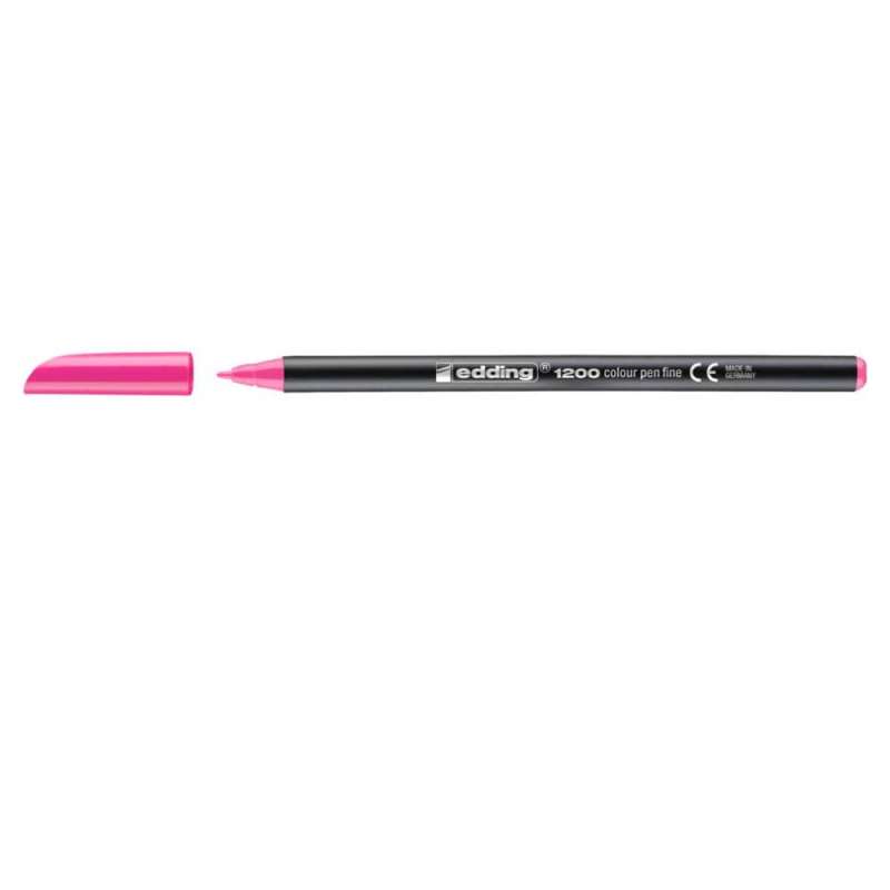 EDDING Filzschreiber Permanentmarker rosa 0,5 - 1 mm offen