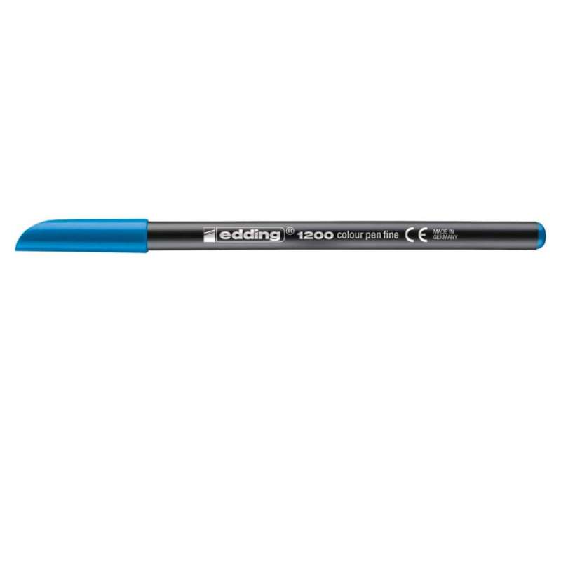 EDDING Filzschreiber Permanentmarker hellblau 0,5 - 1 mm geschlossen