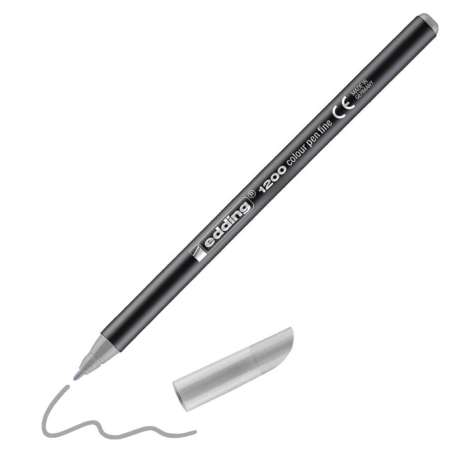 EDDING Filzschreiber Permanentmarker 0,5 - 1 mm silbergrau