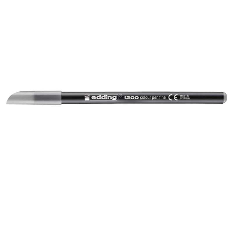 EDDING Filzschreiber Permanentmarker 0,5 - 1 mm silbergrau geschlossen