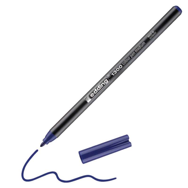 EDDING Filzschreiber Permanentmarker blau 2 mm