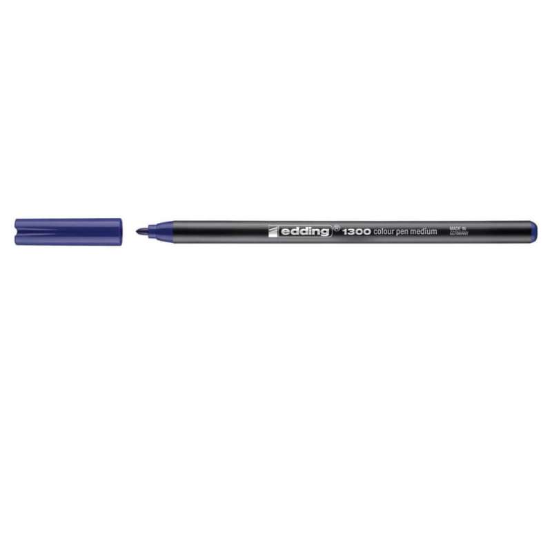 EDDING Filzschreiber Permanentmarker blau 2 mm offen