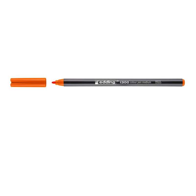EDDING Filzschreiber Permanentmarker orange 2 mm offen