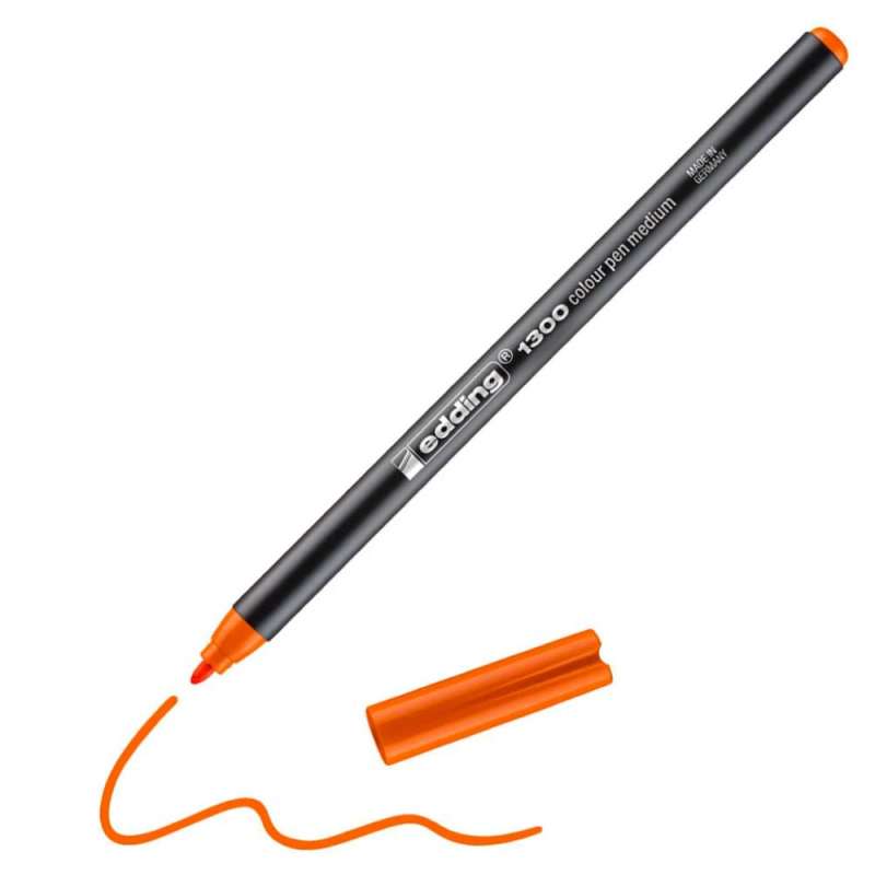 EDDING Filzschreiber Permanentmarker orange 2 mm