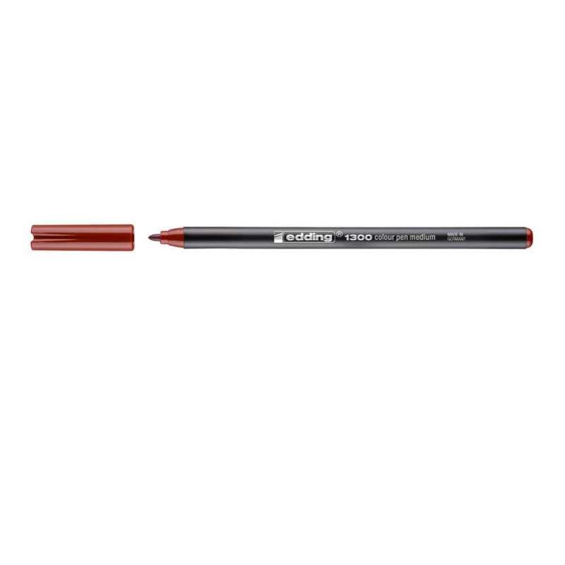 EDDING Filzschreiber Permanentmarker braun 2 mm offen