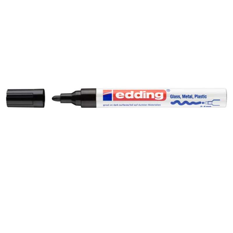 EDDING Lackmarker schwarz 2 - 4 mm offen