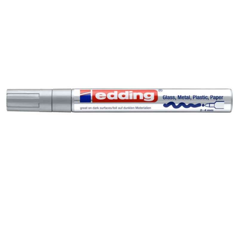 EDDING Lackmarker silber 2 - 4 mm geschlossen