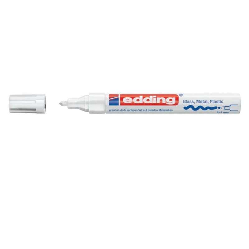 EDDING Lackmarker weiß 2 - 4 mm offen