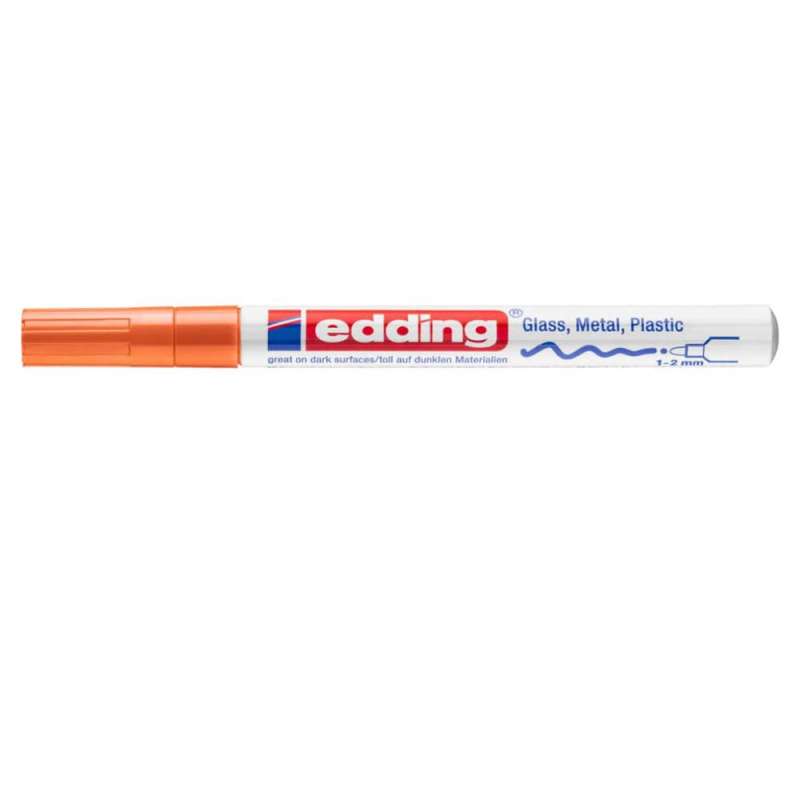 EDDING Lackmarker orange 1 - 2 mm geschlossen