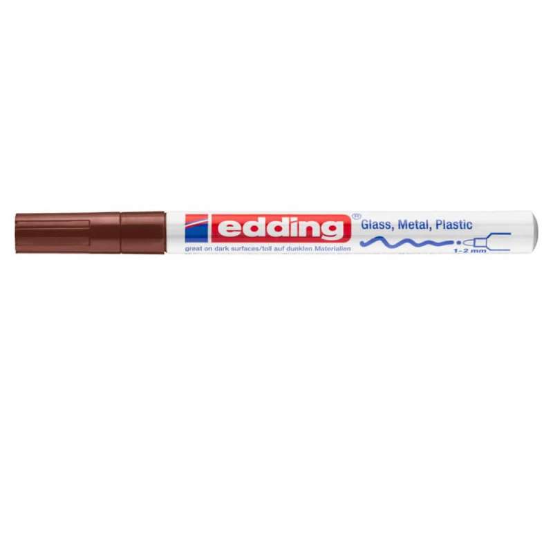EDDING Lackmarker braun 1 - 2 mm geschlossen