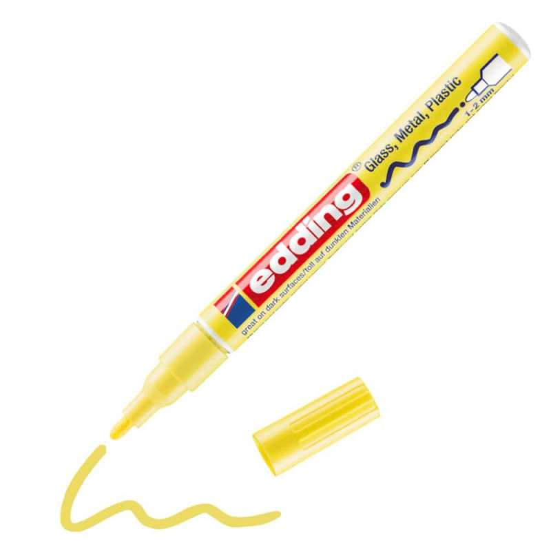 EDDING Lackmarker pastellgelb 1 - 2 mm