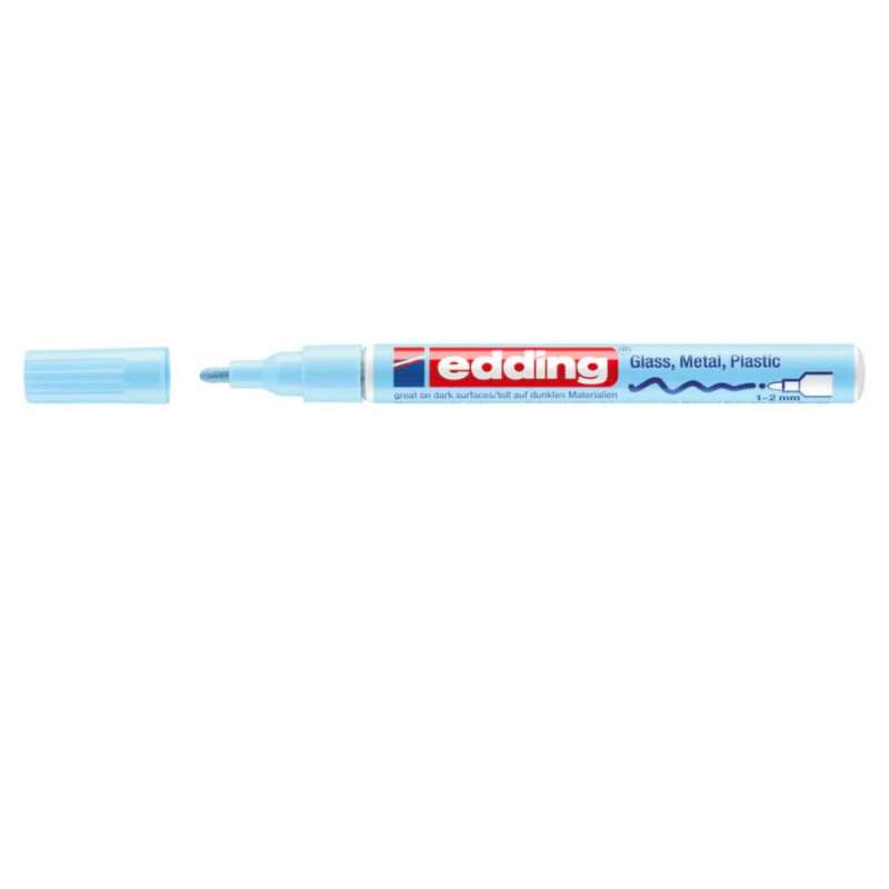 EDDING Lackmarker pastellblau 1 - 2 mm offen
