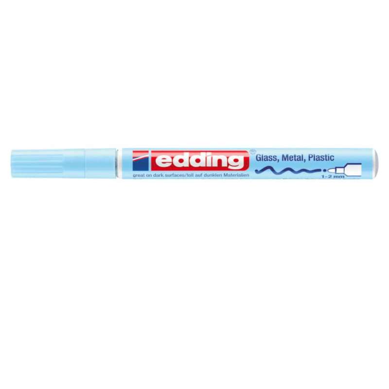 EDDING Lackmarker pastellblau 1 - 2 mm geschlossen