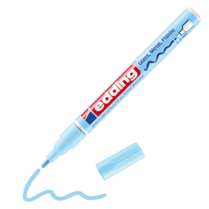 EDDING Lackmarker pastellblau 1 - 2 mm