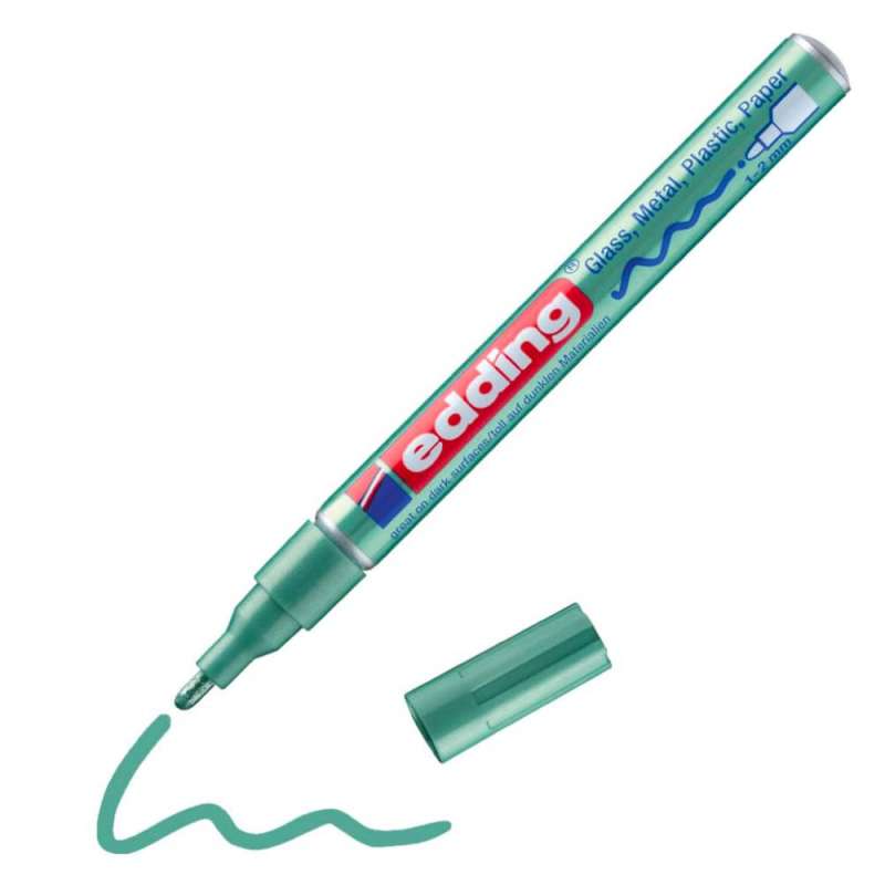 EDDING Lackmarker 1 - 2 mm grün metallic