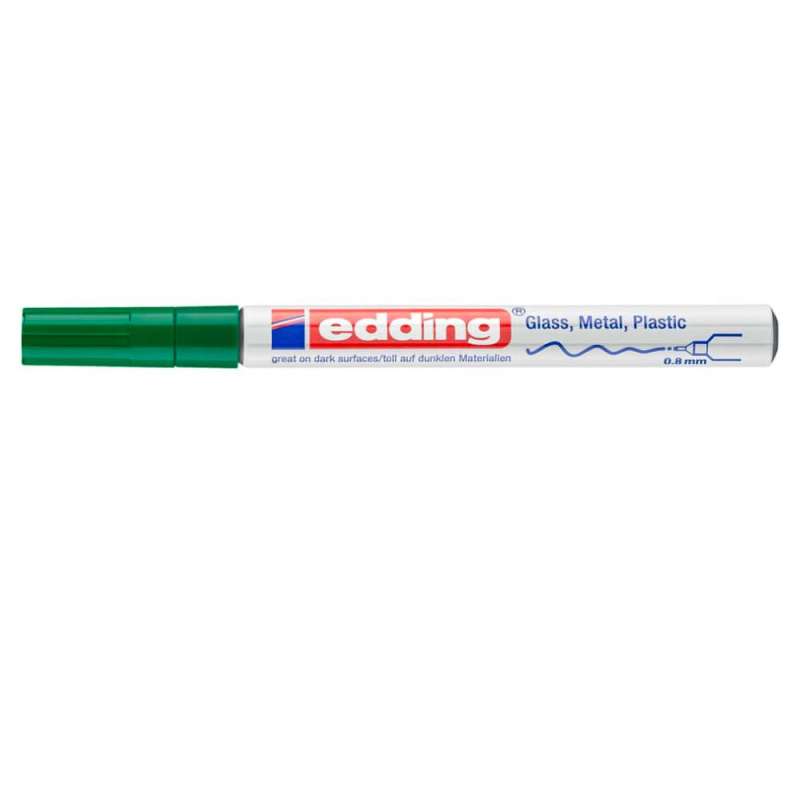 EDDING Lackmarker grün 0,8 mm geschlossen