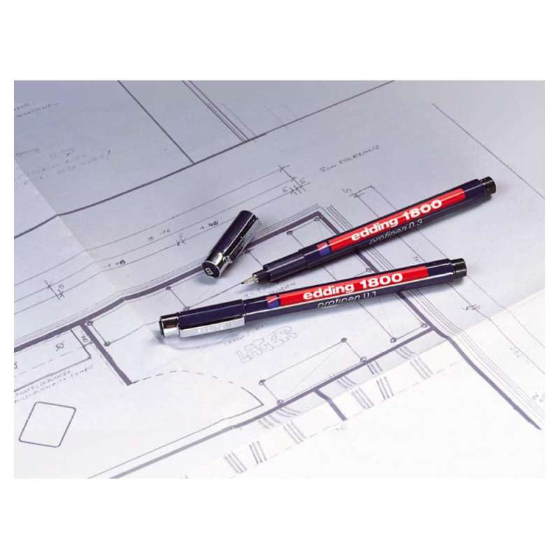 EDDING Faserzeichner Fineliner 1800 fein-zeichnen