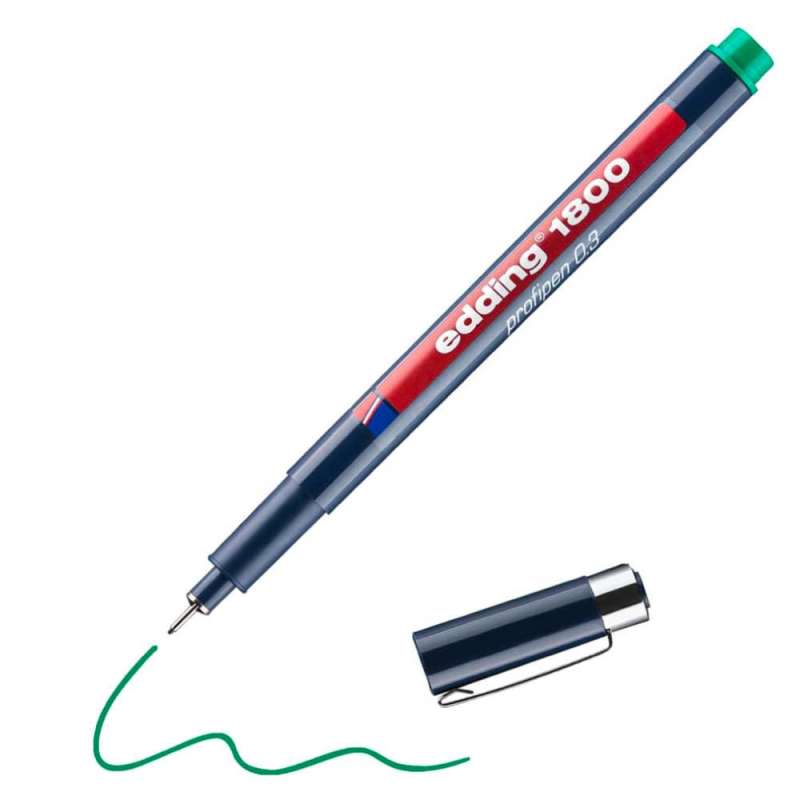 EDDING Faserzeichner Fineliner 1800 grün 0,35 mm