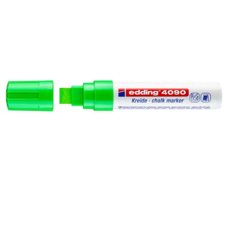 EDDING Kreidemarker 4090 und 4095 hellgrün 4 - 15 mm offen