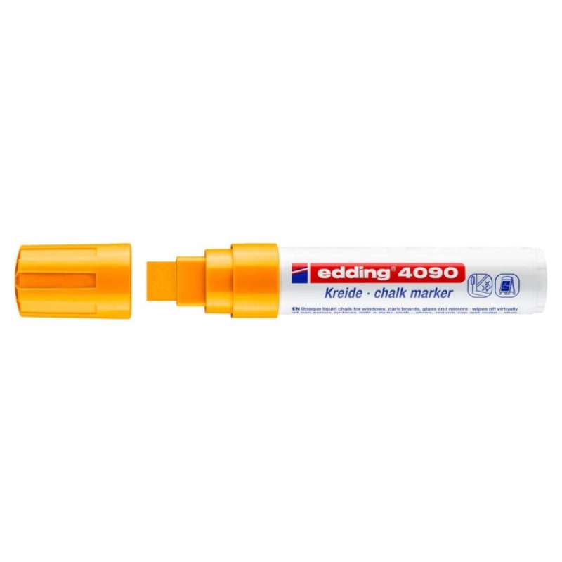 EDDING Kreidemarker 4090 und 4095 neonorange 4 - 15 mm offen