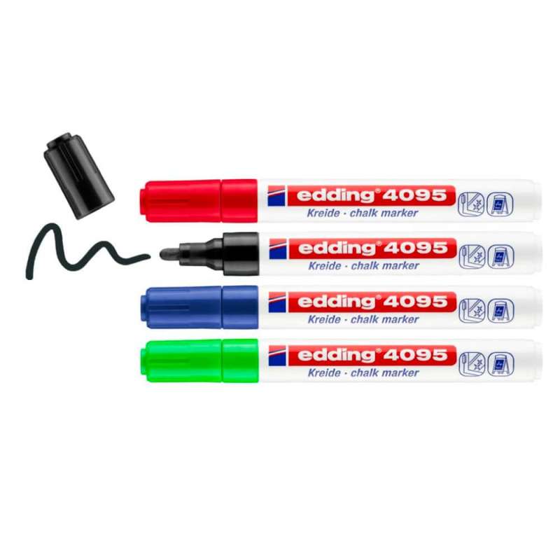 EDDING Kreidemarker 4090 und 4095 4er Set 2 - 3 mm