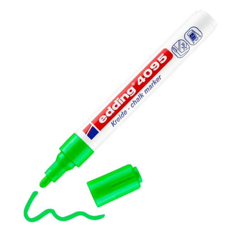 EDDING Kreidemarker 4090 und 4095 hellgrün 2 - 3 mm