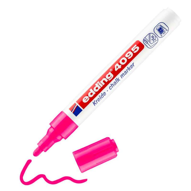 EDDING Kreidemarker 4090 und 4095 neonrosa 2 - 3 mm
