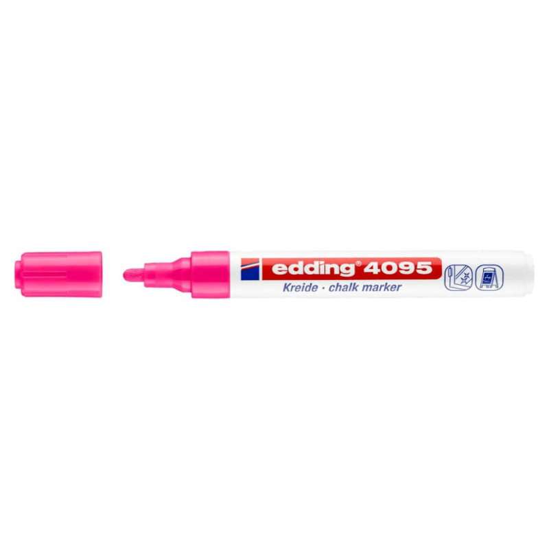 EDDING Kreidemarker 4090 und 4095 neonrosa 2 - 3 mm offen