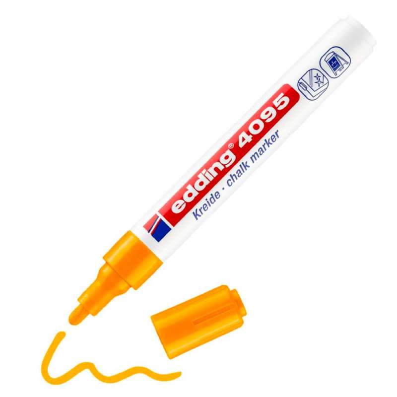 EDDING Kreidemarker 4090 und 4095 neonorange 2 - 3 mm