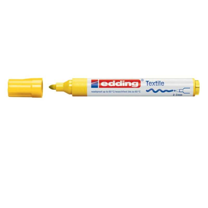EDDING T-Shirt Marker 4500 und 4600 gelb 2 - 3 mm offen